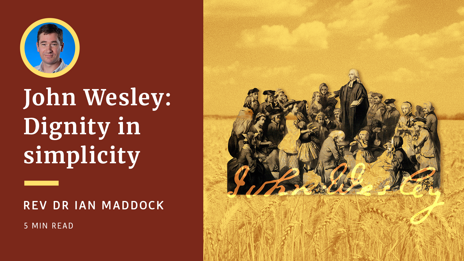 Image - John Wesley: Dignity in simplicity